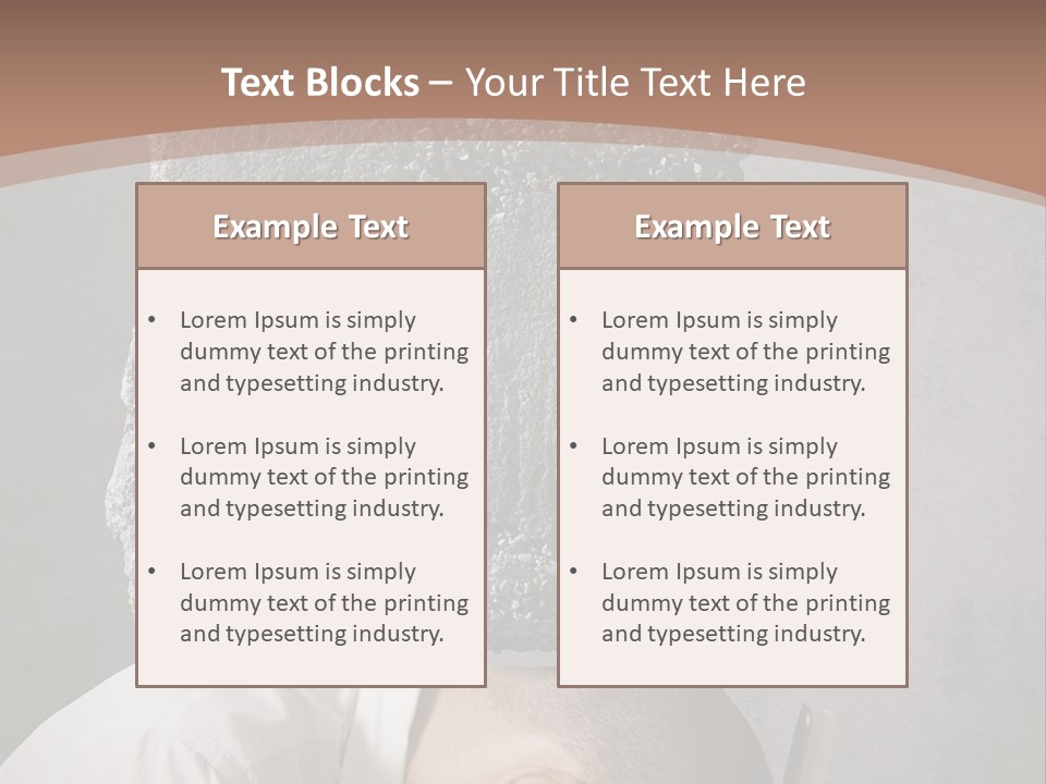 Mashed Burdensome Blocked PowerPoint Template