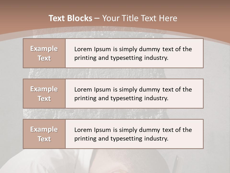 Mashed Burdensome Blocked PowerPoint Template