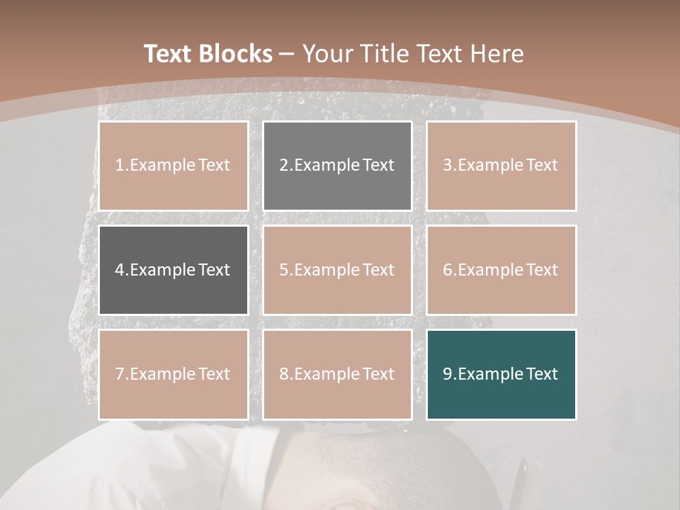 Mashed Burdensome Blocked PowerPoint Template
