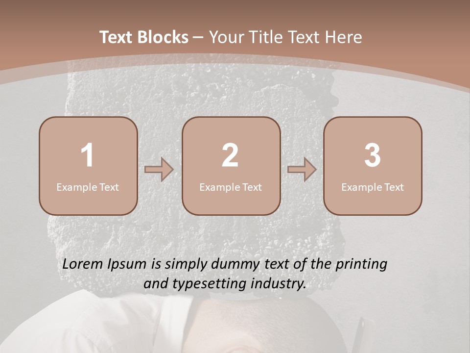 Mashed Burdensome Blocked PowerPoint Template