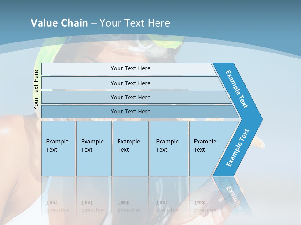 Swimmer Sign Water PowerPoint Template