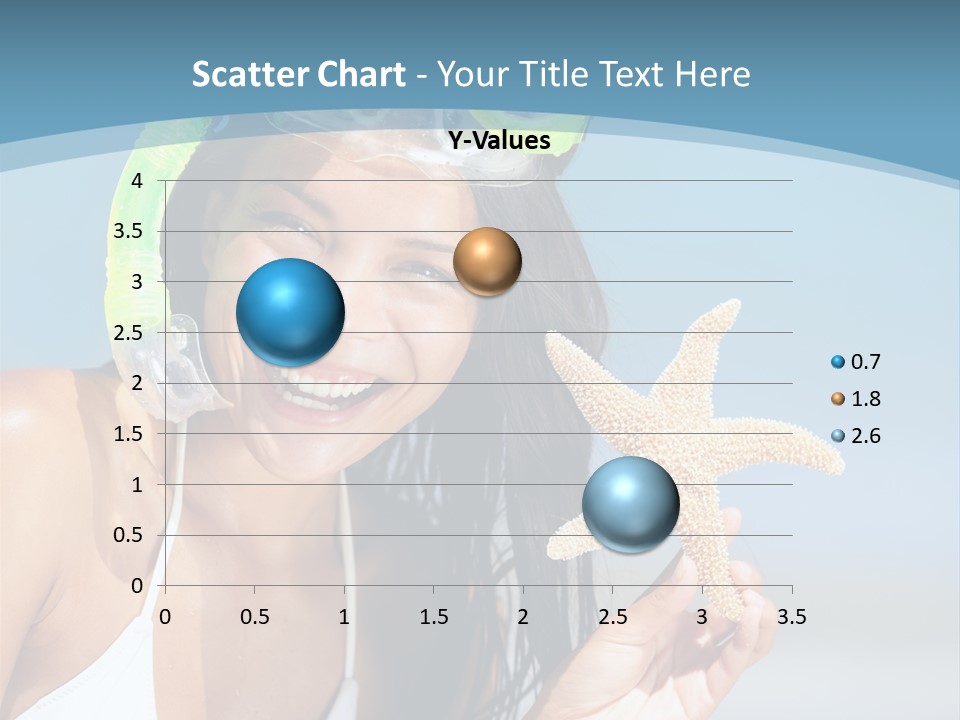 Swimmer Sign Water PowerPoint Template