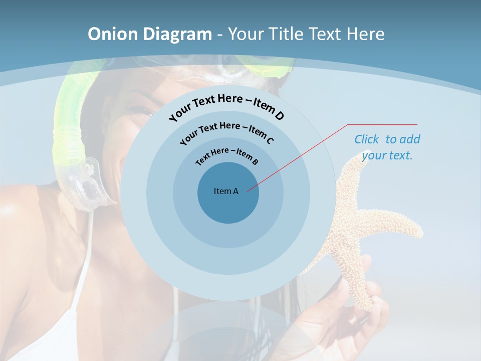 Swimmer Sign Water PowerPoint Template