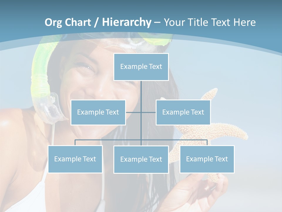 Swimmer Sign Water PowerPoint Template