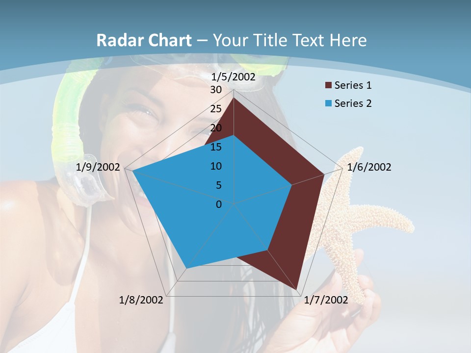 Swimmer Sign Water PowerPoint Template