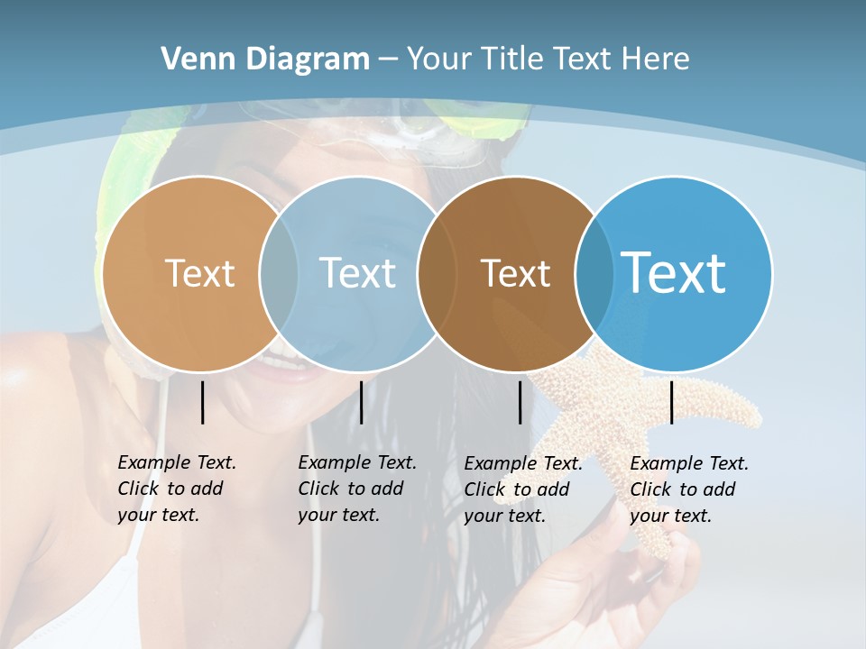 Swimmer Sign Water PowerPoint Template