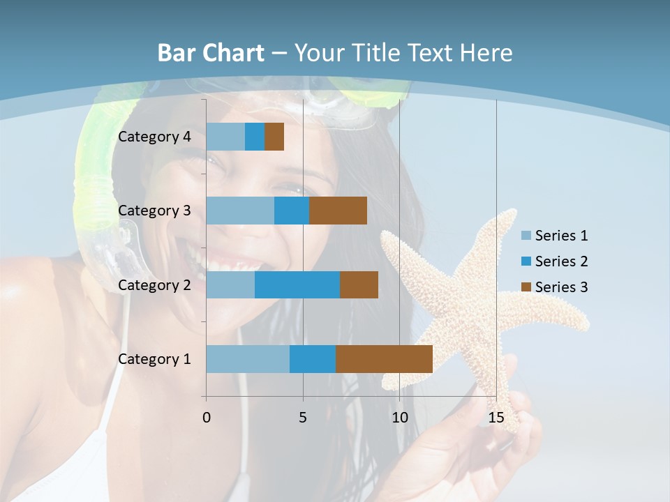 Swimmer Sign Water PowerPoint Template