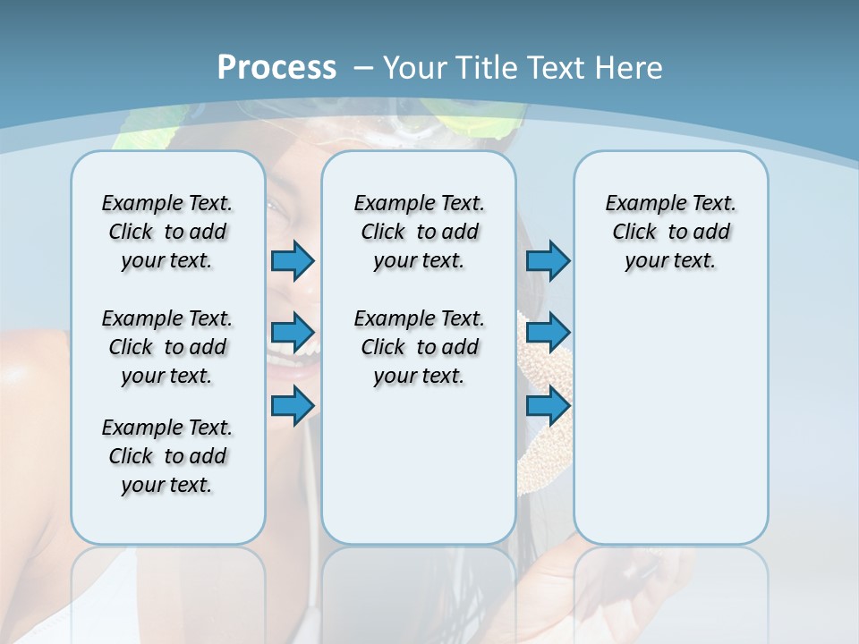 Swimmer Sign Water PowerPoint Template