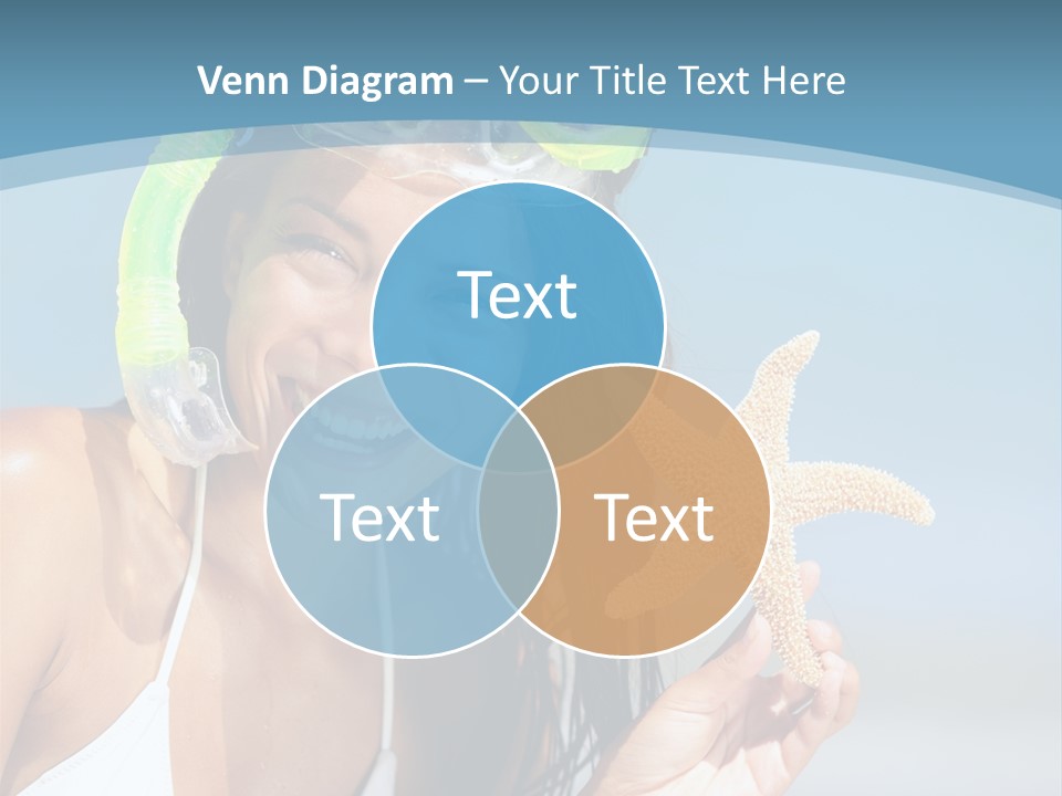 Swimmer Sign Water PowerPoint Template