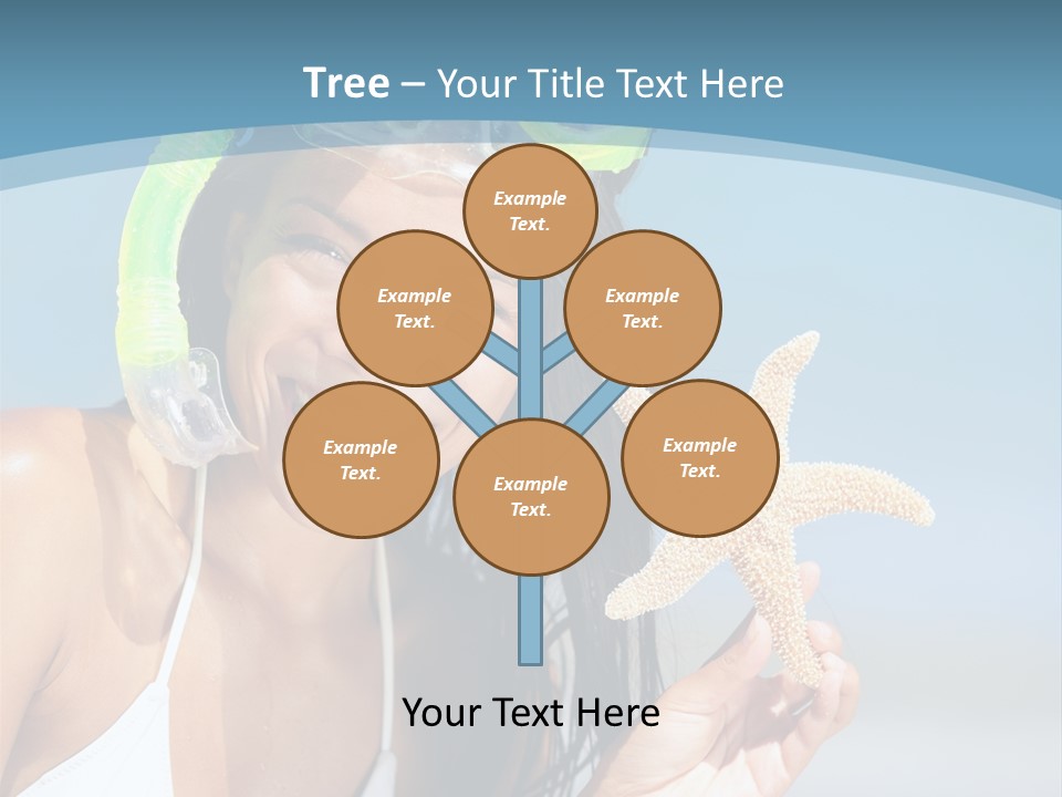 Swimmer Sign Water PowerPoint Template