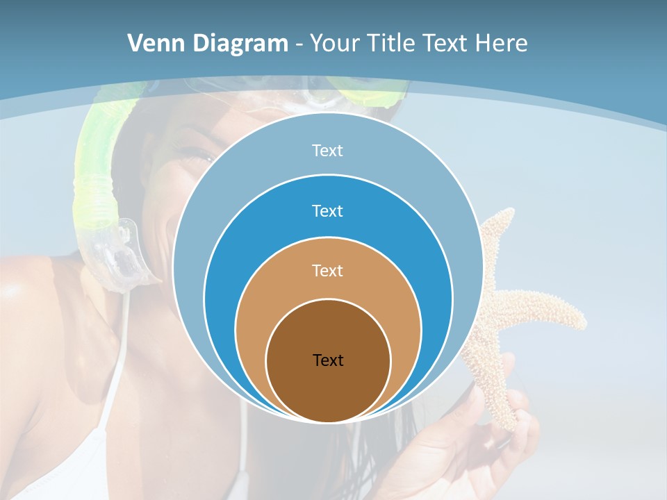 Swimmer Sign Water PowerPoint Template