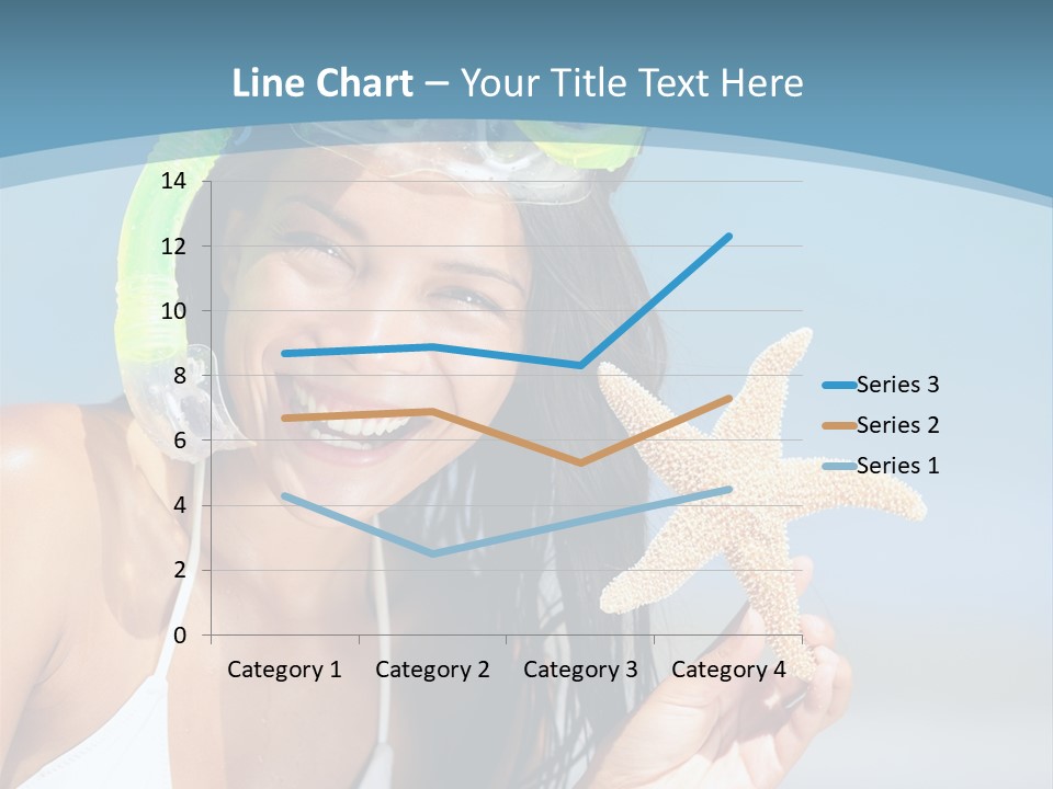 Swimmer Sign Water PowerPoint Template