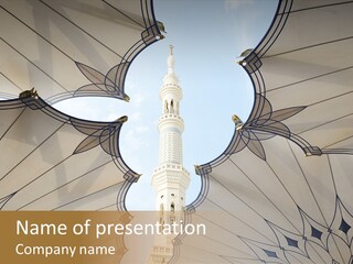 Detail Arch Pray PowerPoint Template