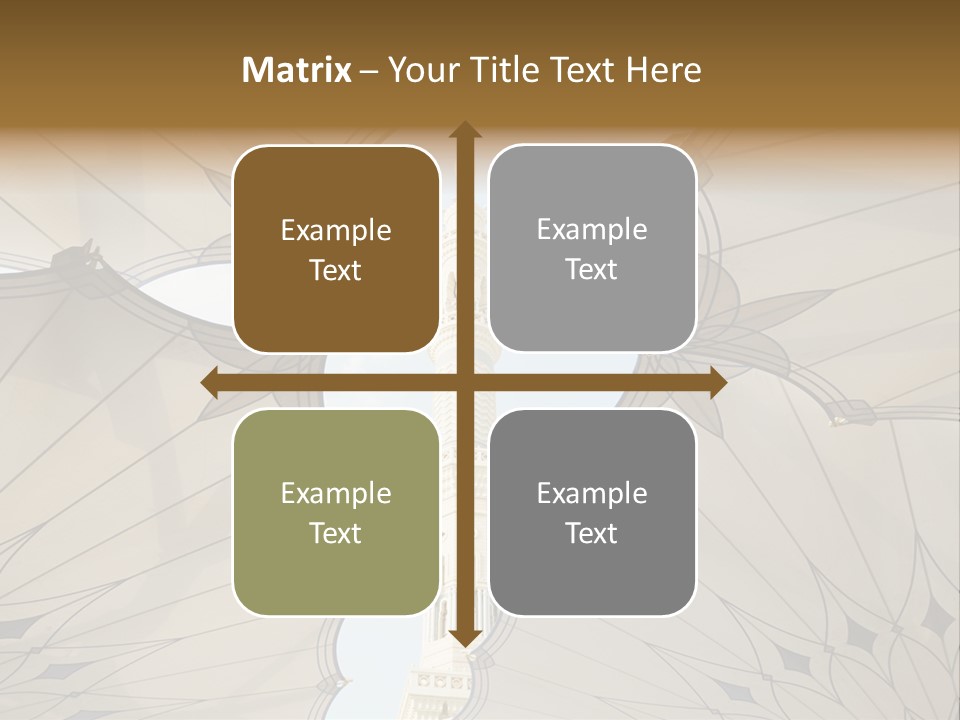 Detail Arch Pray PowerPoint Template