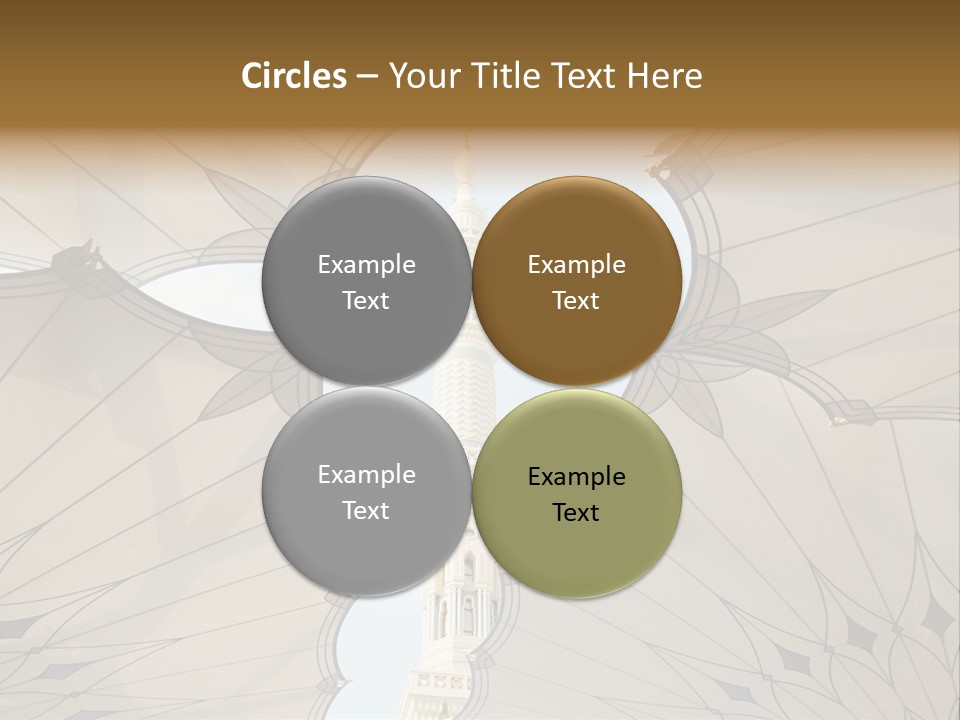 Detail Arch Pray PowerPoint Template