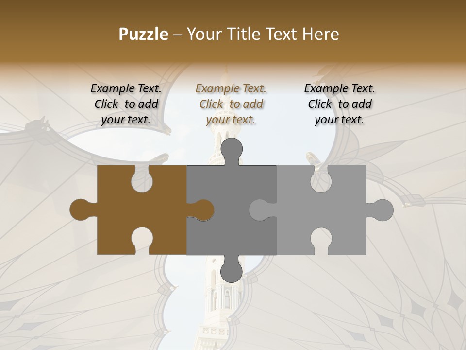 Detail Arch Pray PowerPoint Template