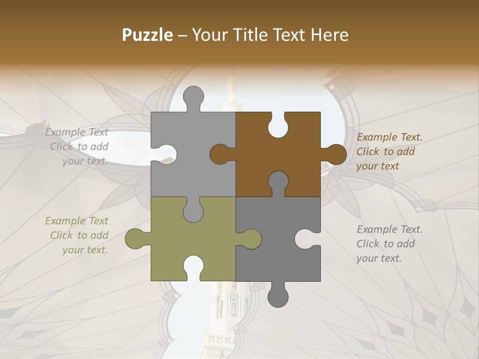 Detail Arch Pray PowerPoint Template