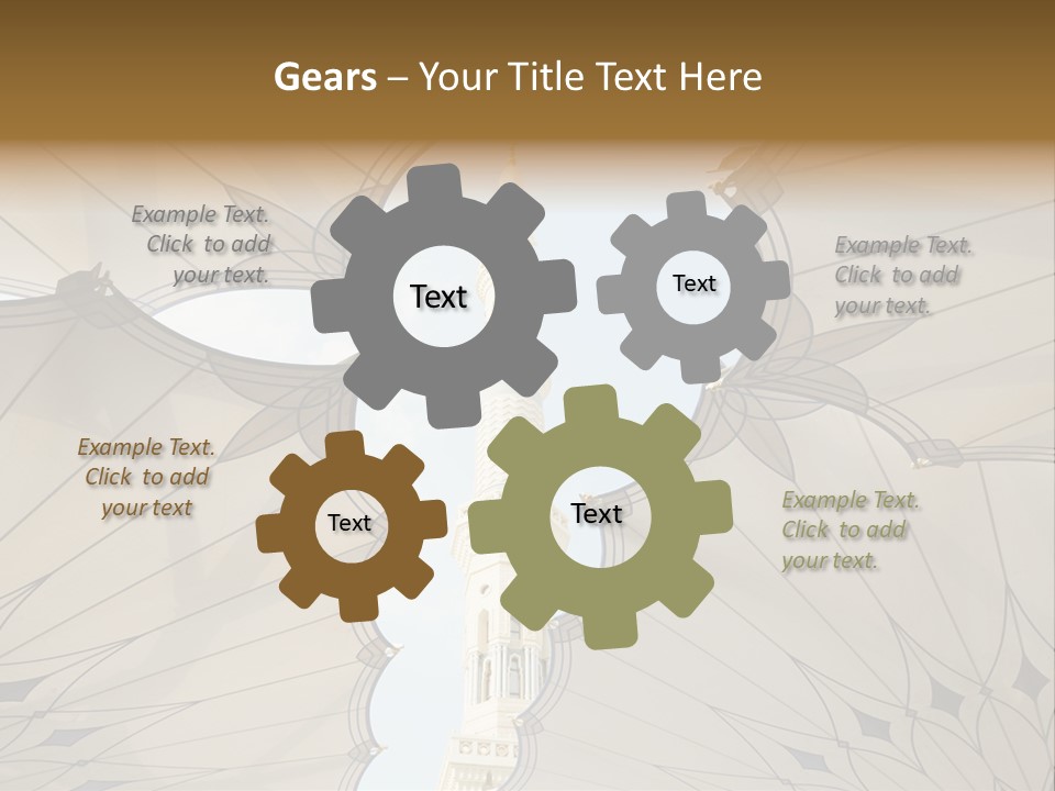 Detail Arch Pray PowerPoint Template