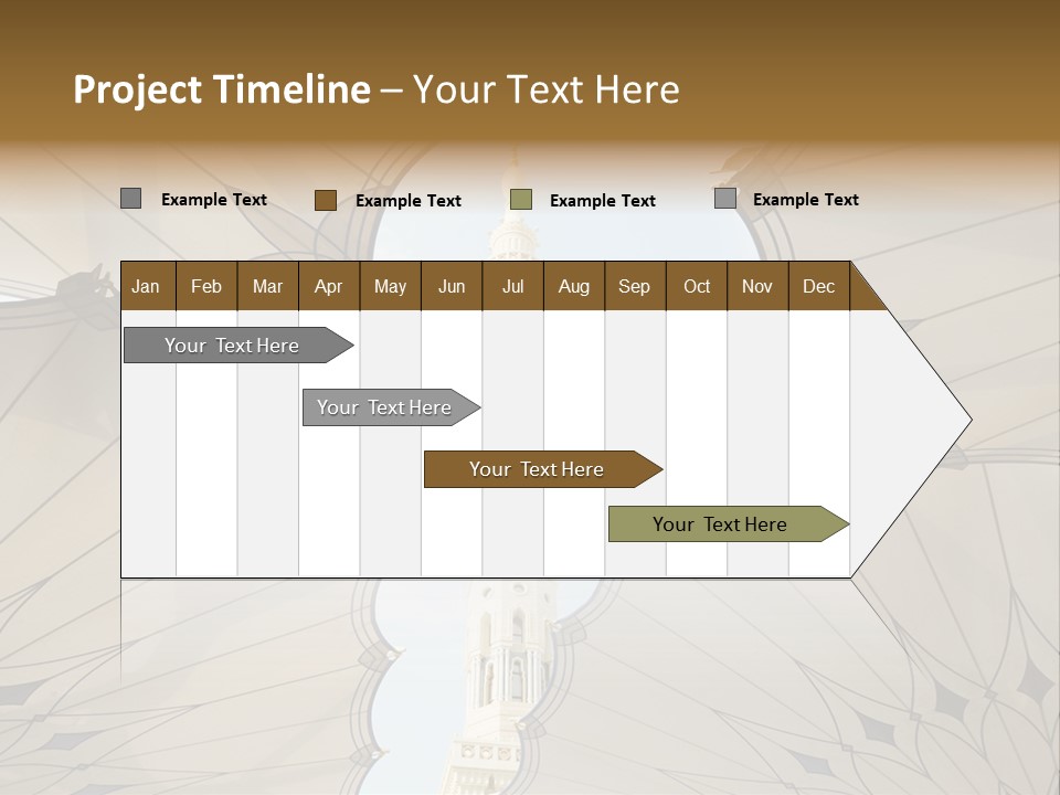 Detail Arch Pray PowerPoint Template
