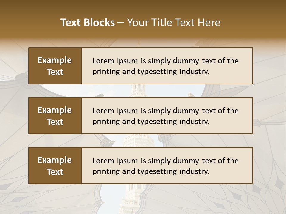 Detail Arch Pray PowerPoint Template