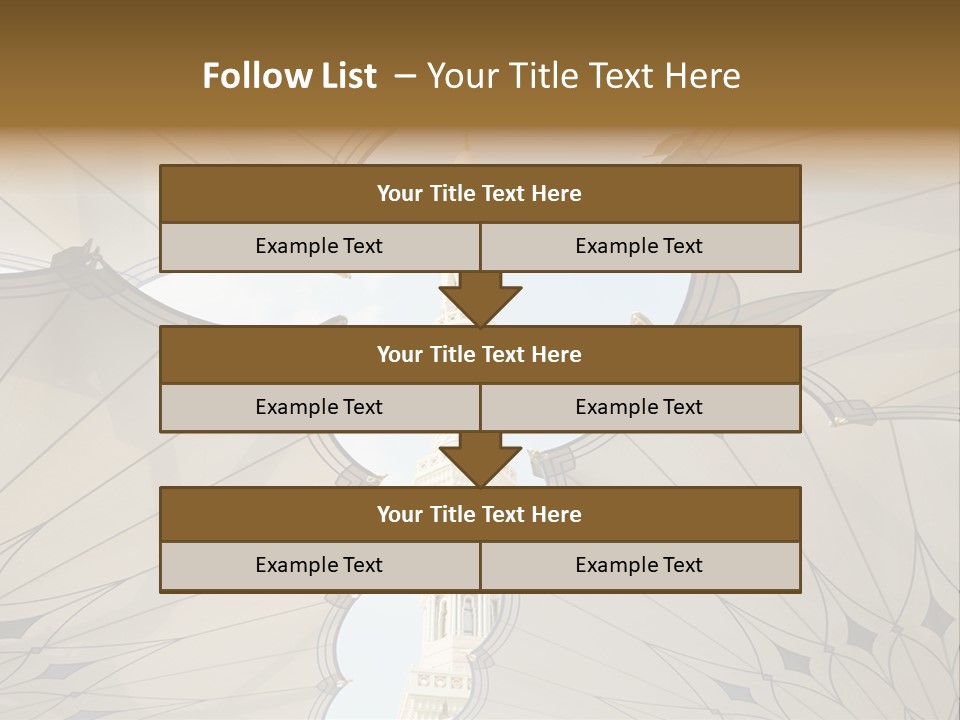 Detail Arch Pray PowerPoint Template