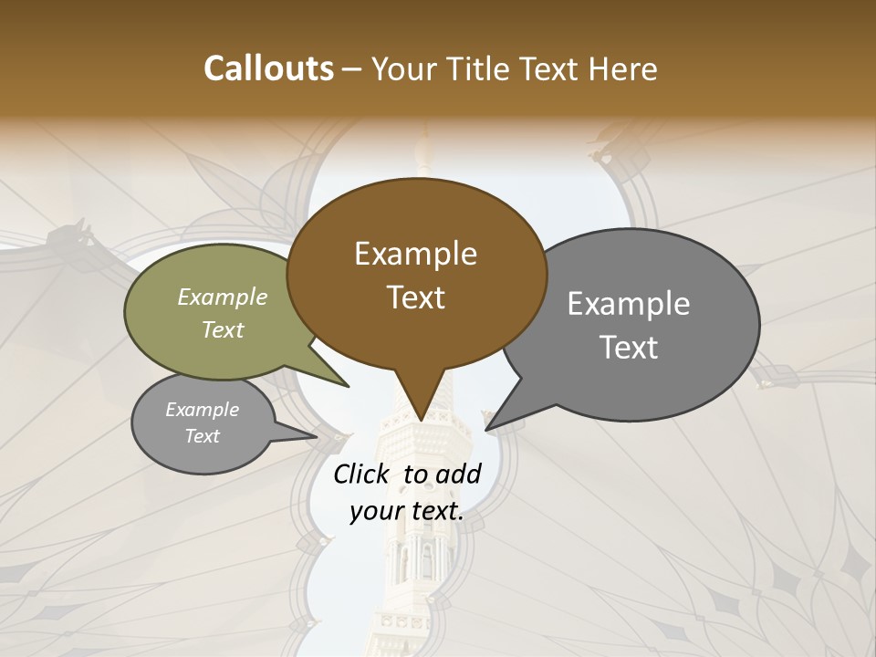 Detail Arch Pray PowerPoint Template