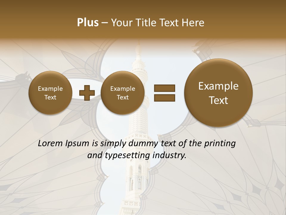 Detail Arch Pray PowerPoint Template