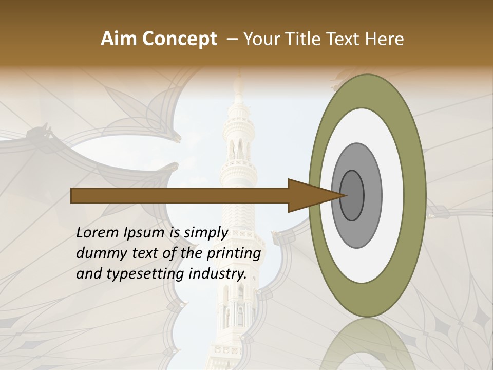 Detail Arch Pray PowerPoint Template