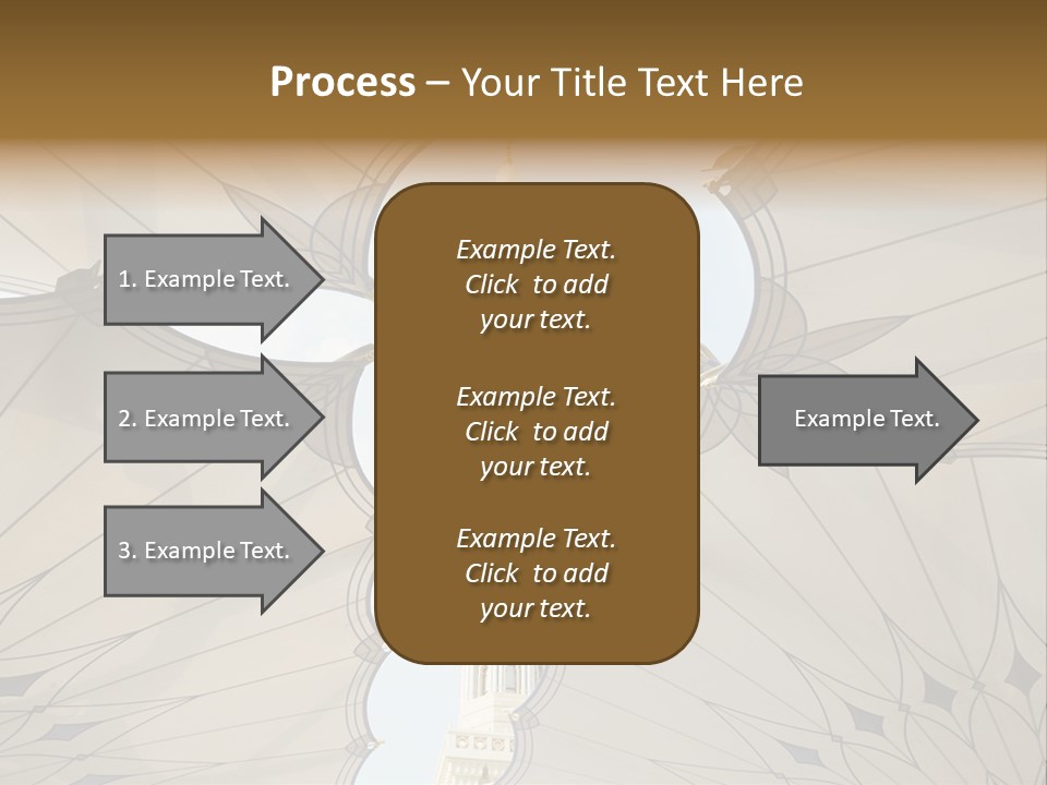 Detail Arch Pray PowerPoint Template