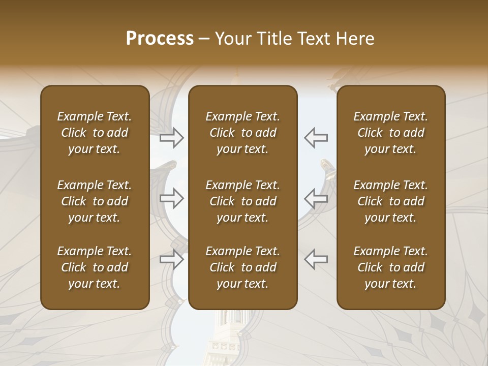 Detail Arch Pray PowerPoint Template