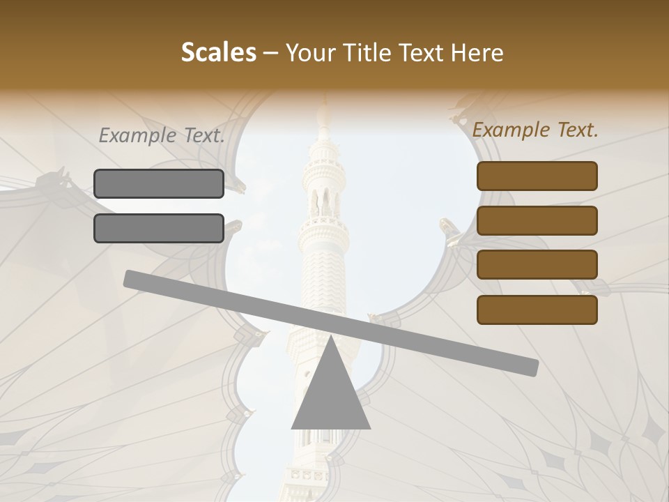 Detail Arch Pray PowerPoint Template