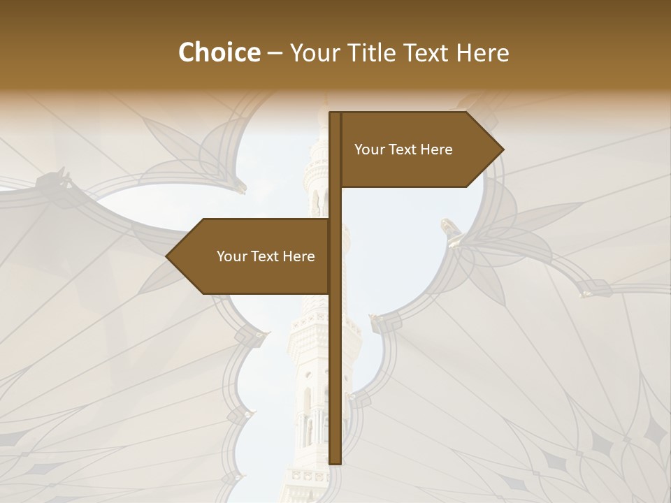 Detail Arch Pray PowerPoint Template