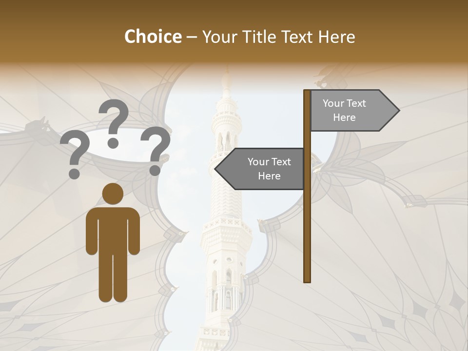 Detail Arch Pray PowerPoint Template
