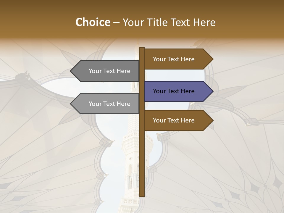 Detail Arch Pray PowerPoint Template
