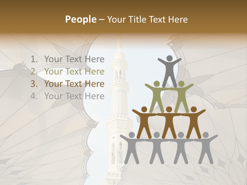 Detail Arch Pray PowerPoint Template