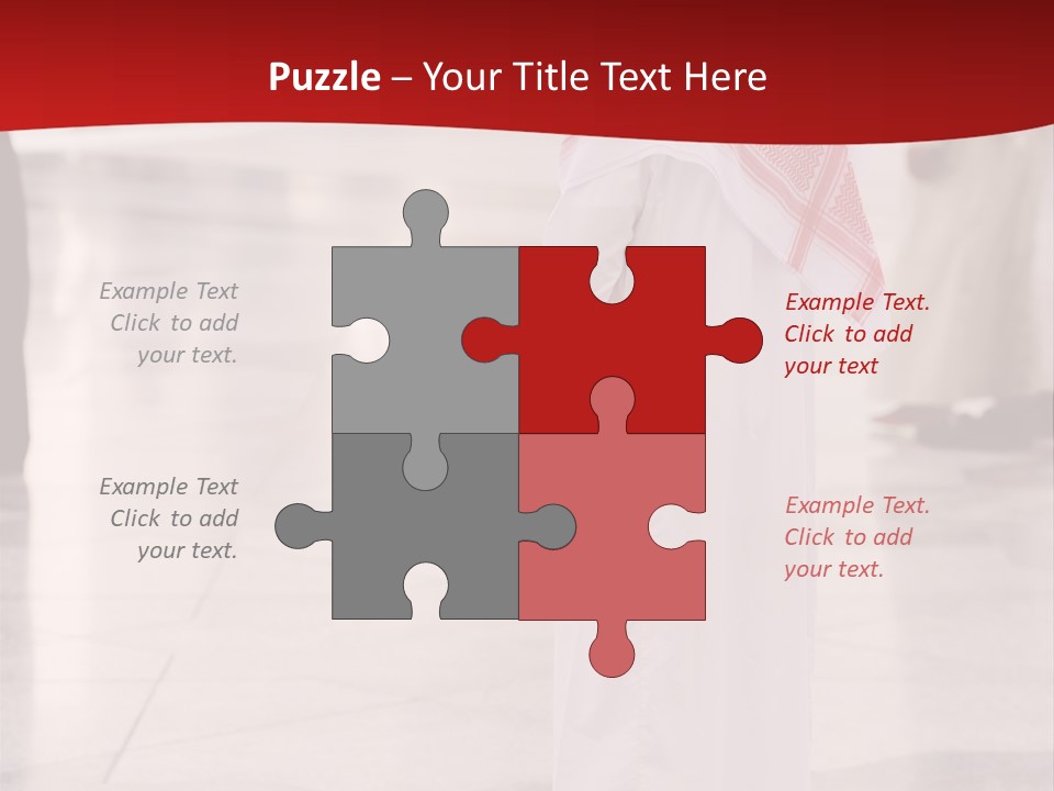 Arab Mosque Saff PowerPoint Template