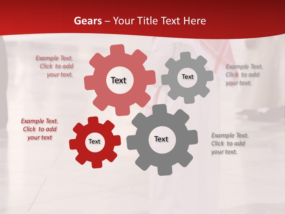 Arab Mosque Saff PowerPoint Template