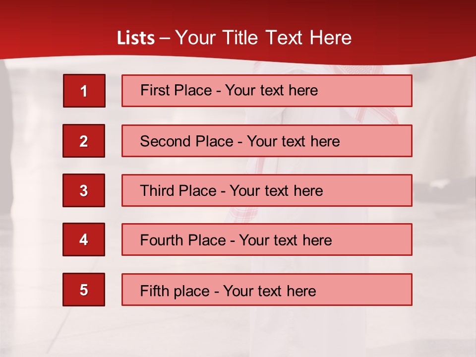 Arab Mosque Saff PowerPoint Template