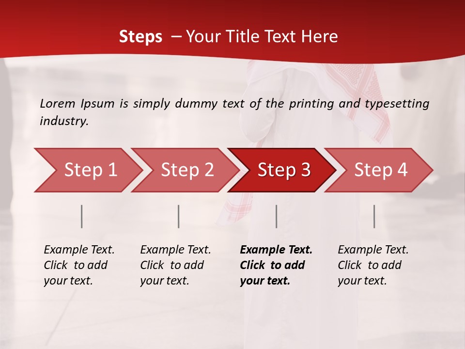 Arab Mosque Saff PowerPoint Template