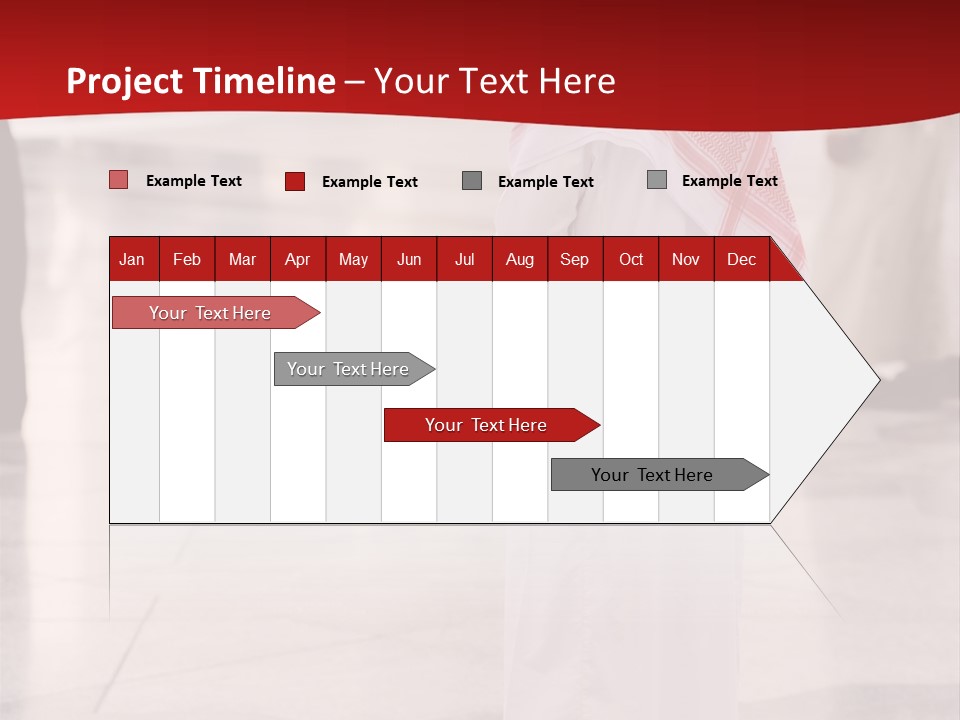 Arab Mosque Saff PowerPoint Template