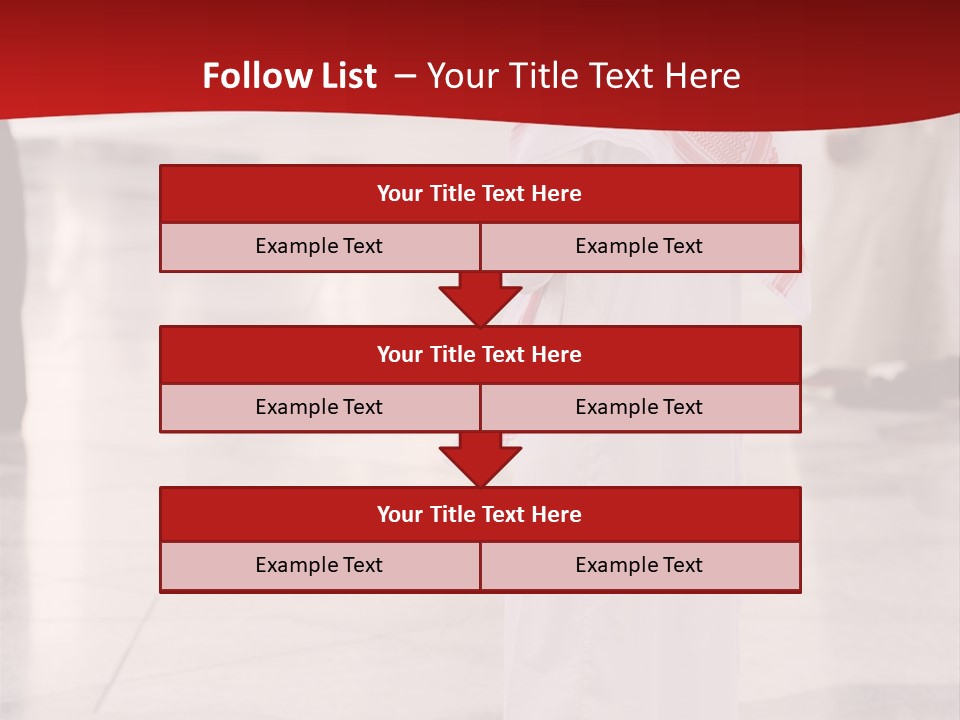 Arab Mosque Saff PowerPoint Template