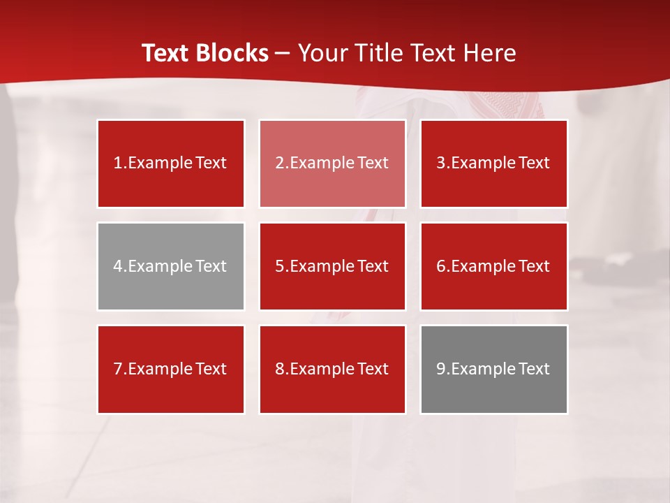 Arab Mosque Saff PowerPoint Template