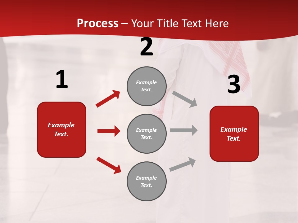 Arab Mosque Saff PowerPoint Template