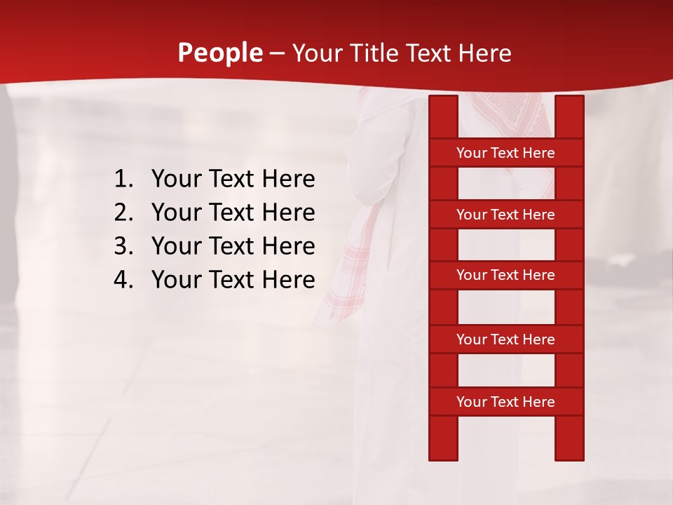 Arab Mosque Saff PowerPoint Template
