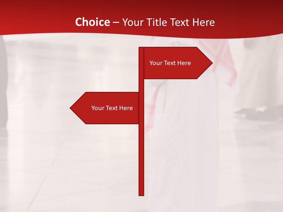 Arab Mosque Saff PowerPoint Template
