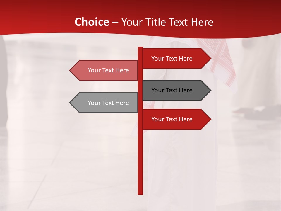 Arab Mosque Saff PowerPoint Template