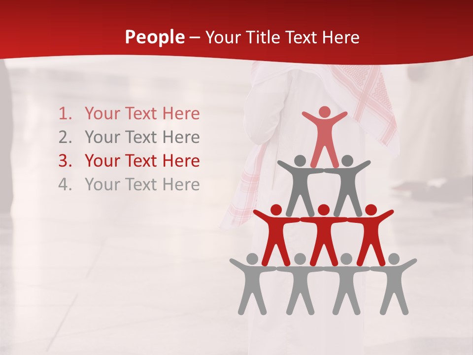 Arab Mosque Saff PowerPoint Template
