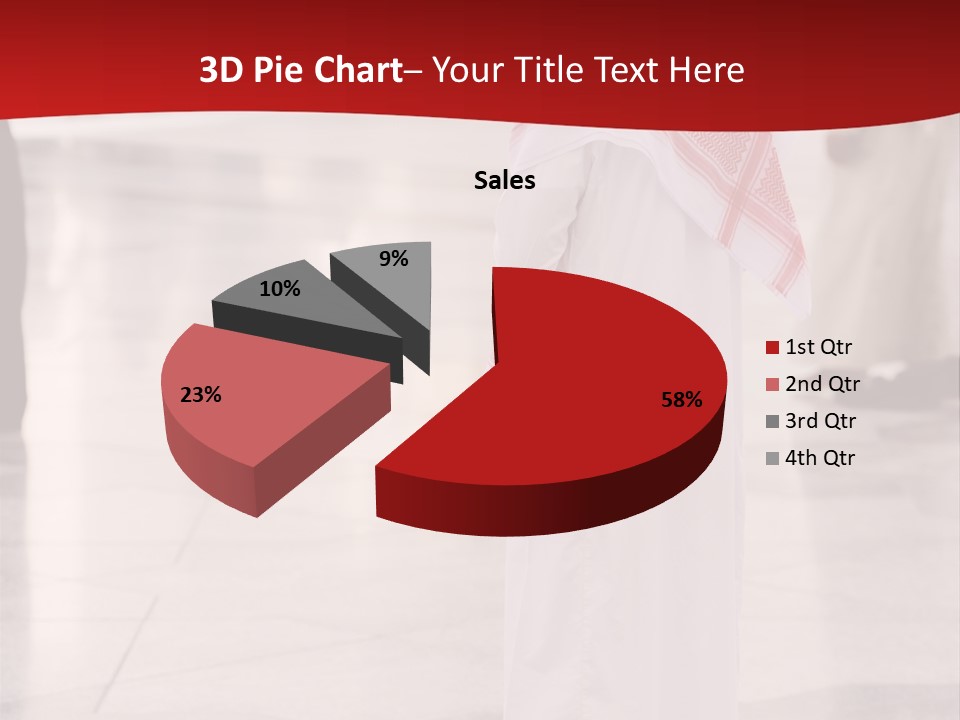 Arab Mosque Saff PowerPoint Template