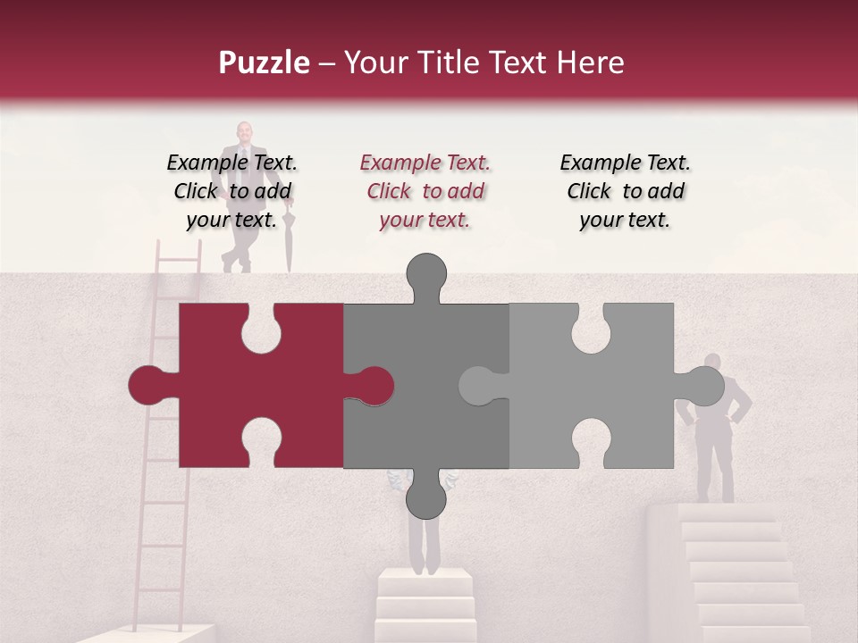 Look Man Sky PowerPoint Template