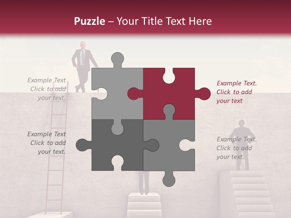 Look Man Sky PowerPoint Template